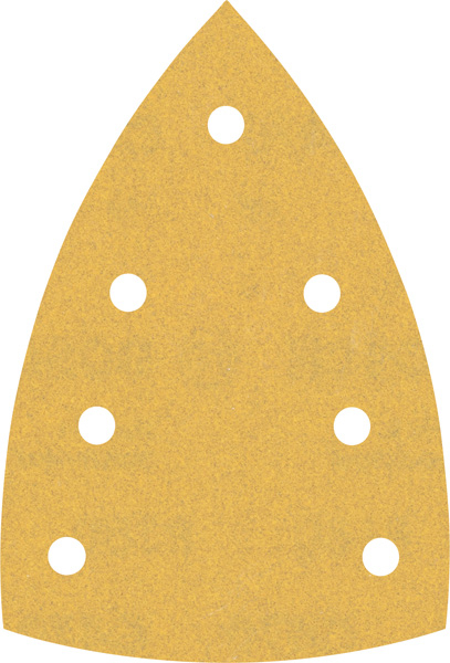 Bosch 2608901118 EXPERT C470 Sandpaper with 7 holes for Multi Sanders 100 x 150 mm, G 180 (5 Packs of 10)