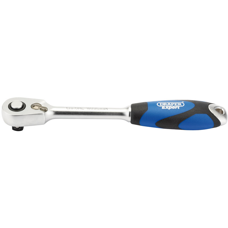 Draper 26515 D60MH/SG 3/8" Sq. Dr. 60 Tooth Micro Head Reversible Soft Grip Ratchet