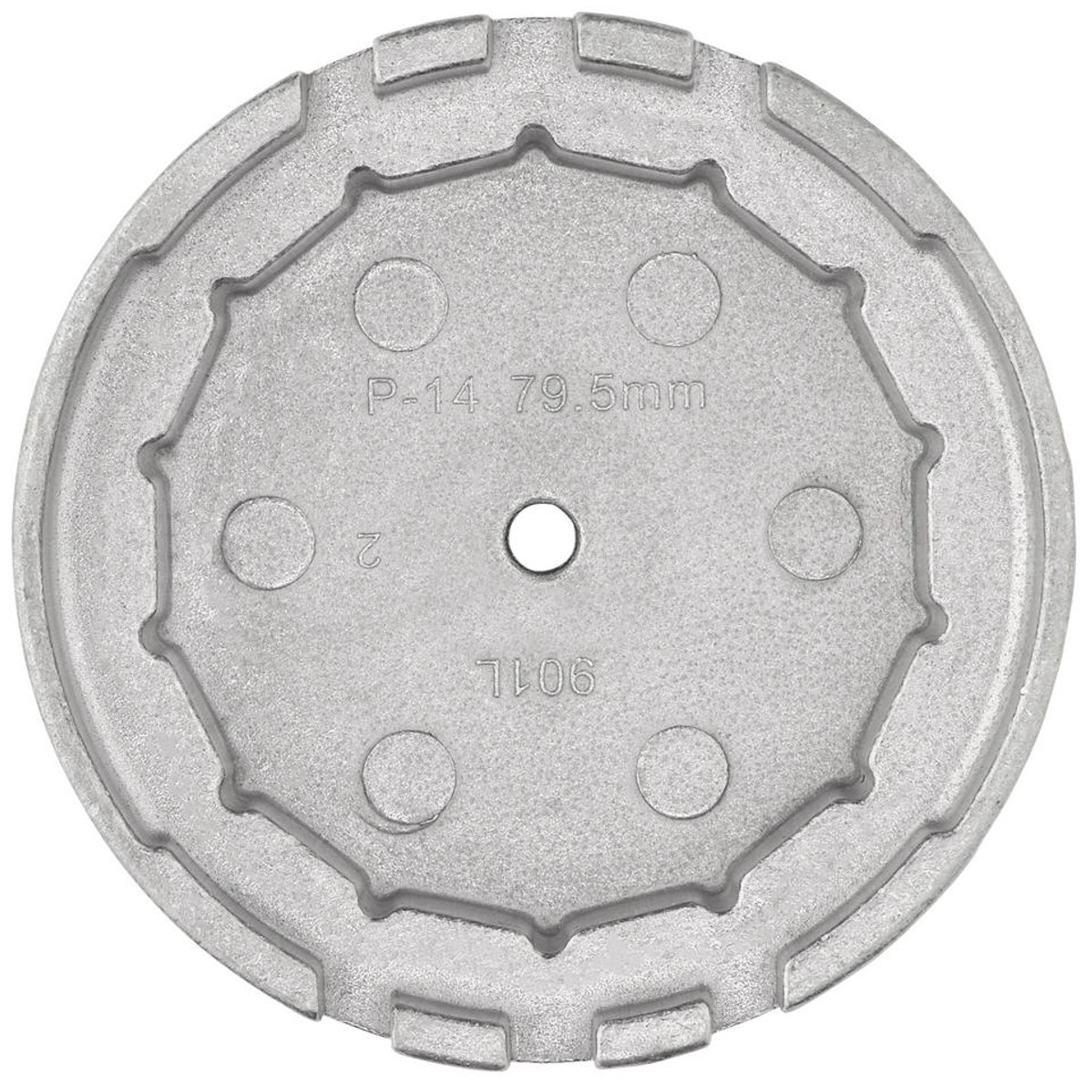 Draper 27075 Oil Filter Wrench, 3/8" Sq. Dr., 79.5mm/14 Flutes