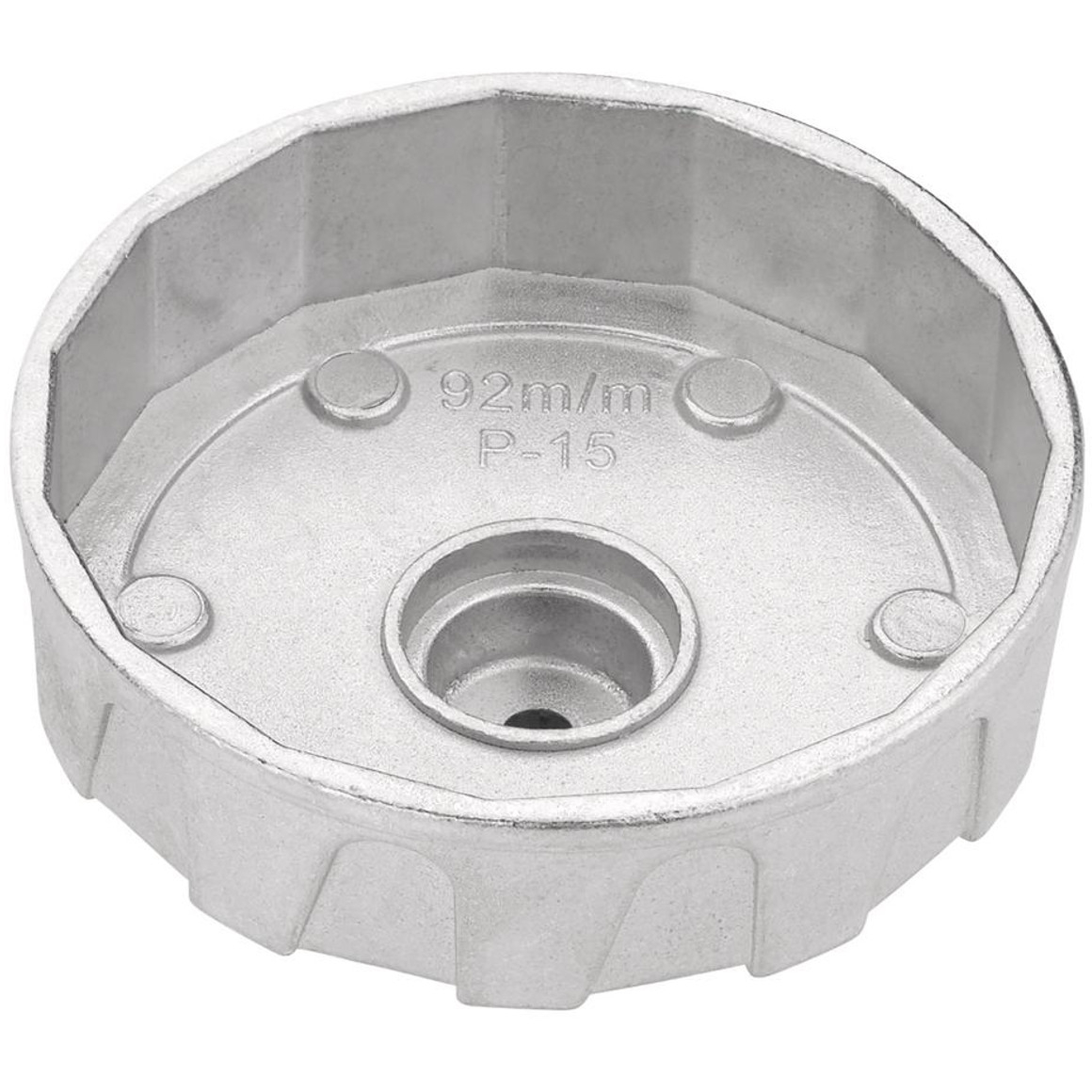 Draper 27137 Oil Filter Wrench, 3/8" Sq. Dr., 92mm/15 Flutes