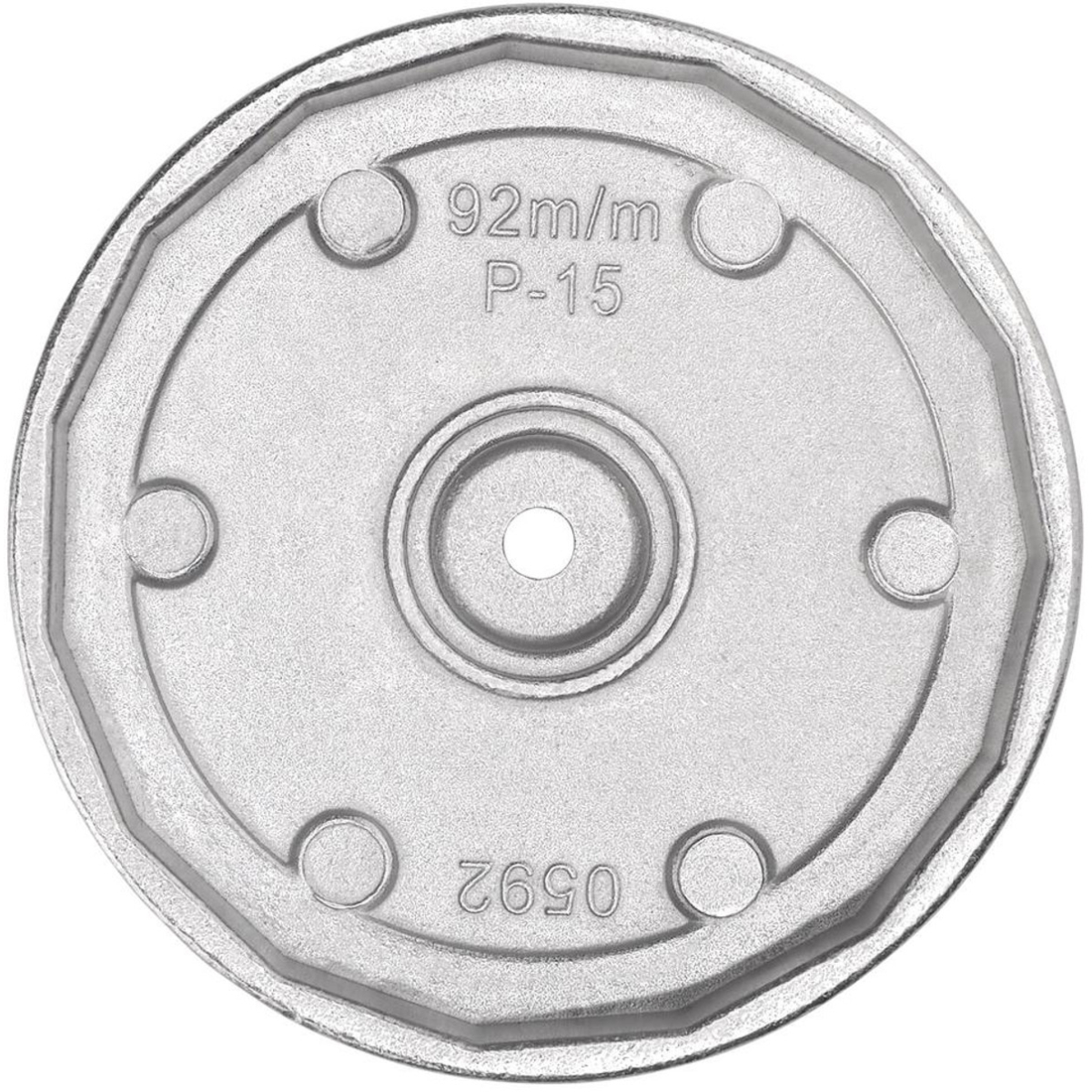Draper 27137 Oil Filter Wrench, 3/8" Sq. Dr., 92mm/15 Flutes