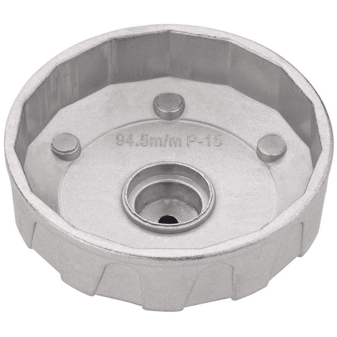 Draper 27138 Oil Filter Wrench, 3/8" Sq. Dr., 94.5mm/15 Flutes
