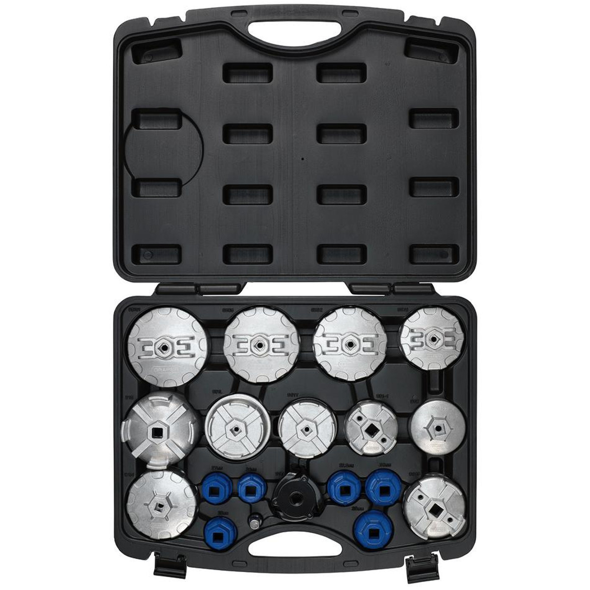 Draper 27237 Oil Filter Cap Wrench Set (19 Piece)