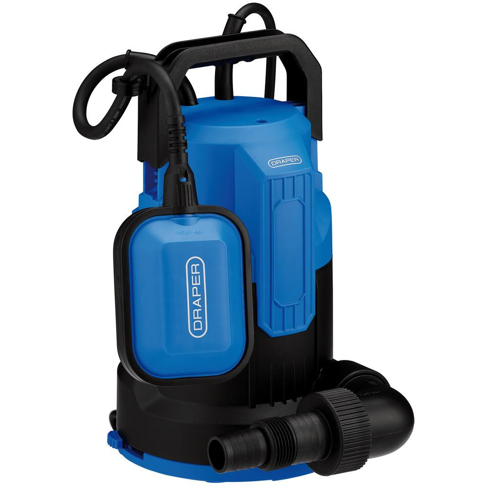 Draper 27476 230V Submersible Clean Water Pump with Float Switch, 280L/min, 550W