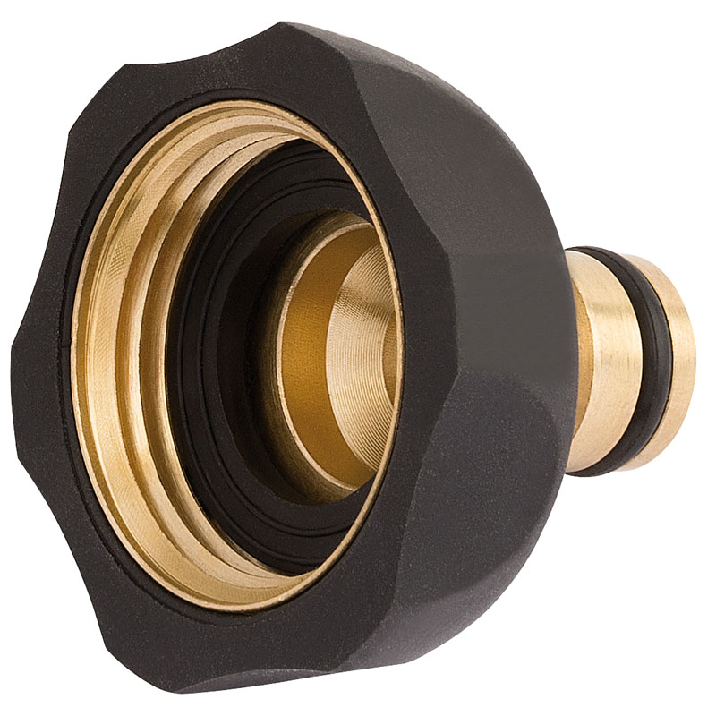 Draper 27697 GWBR-TC-1 Brass and Rubber Tap Connector (1")