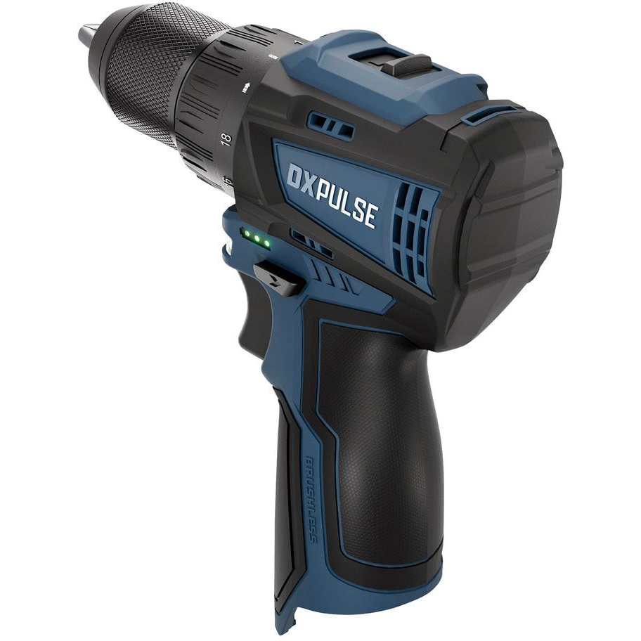 DXPULSE 27917 12V Brushless Drill Driver Kit With 2 x 2.0Ah Batteries In Case