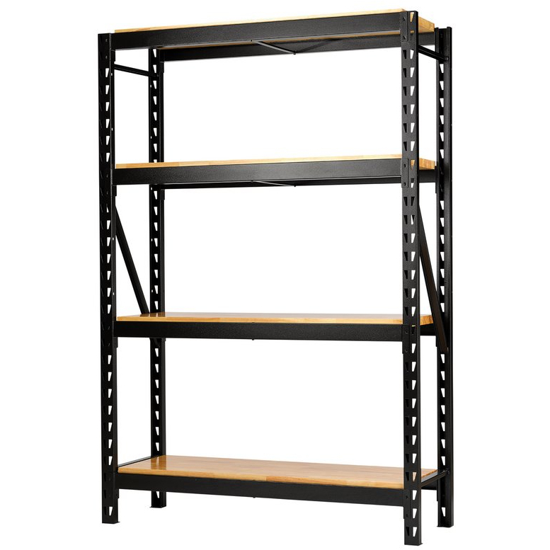 Draper 27976 MS400-54-18PC W Bunker&#174; 18 Piece Modular 4 Tier Racking With Hardwood Shelving, 1500mm