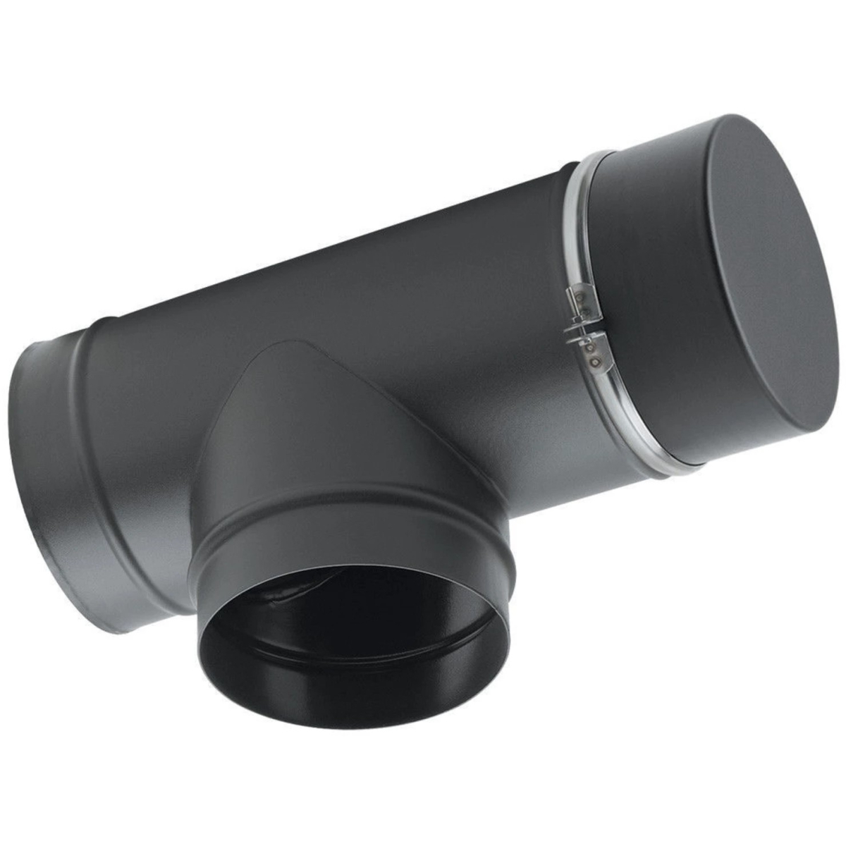 Clarke 6911156 90° Tee with Soot Box Flue Pipe 5"