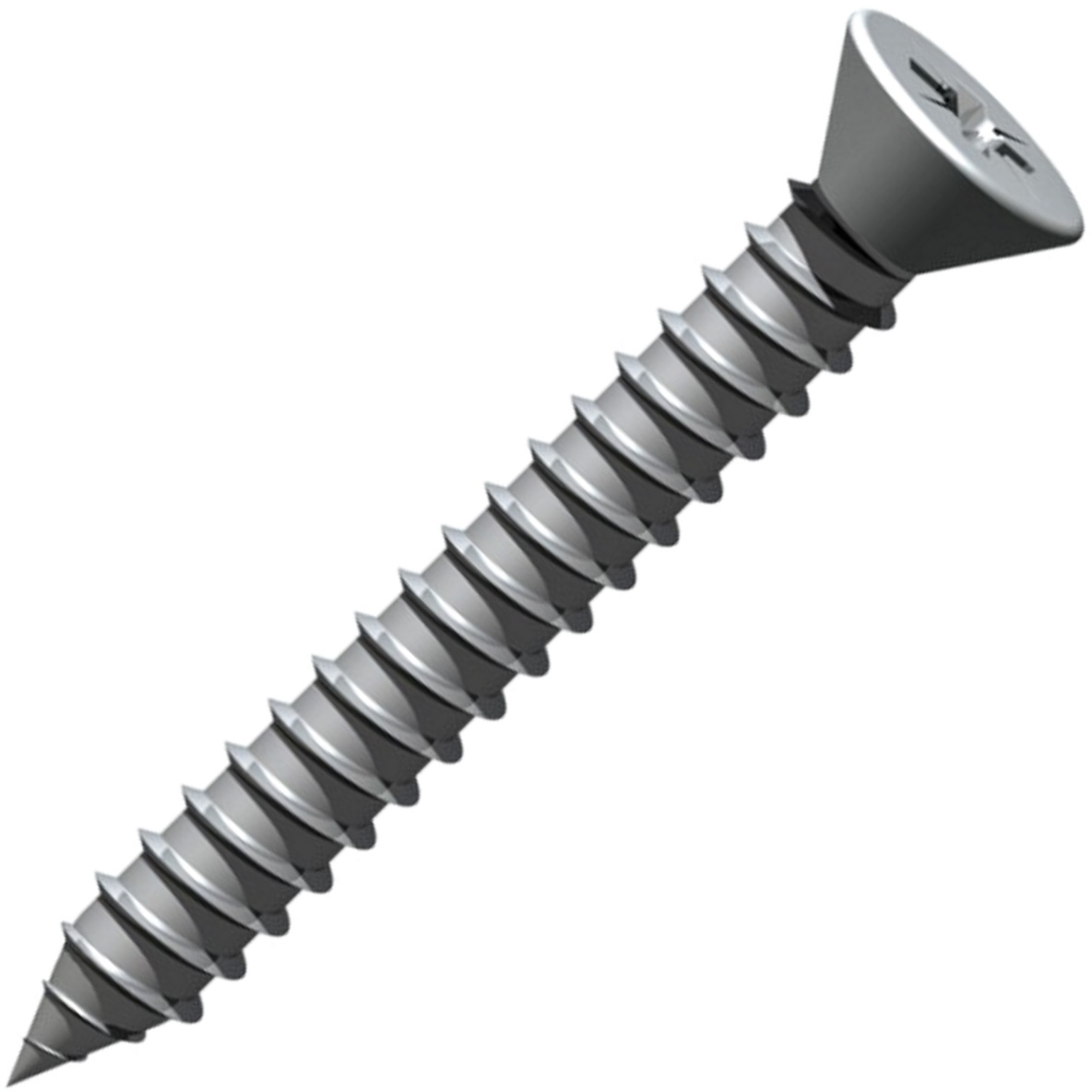 Timco 4295CCASS Stainless Steel 4.2 x 9.5 (8 x 3/8) PZ2 Self Tapping Countersunk Screw (Box of 200)