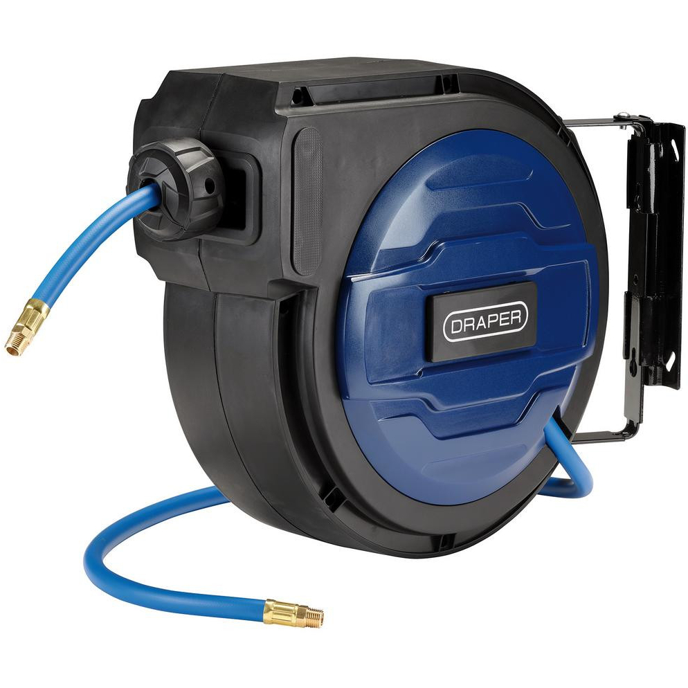 Draper 29676 Retractable Air Hose Reel, 1/4", 30m