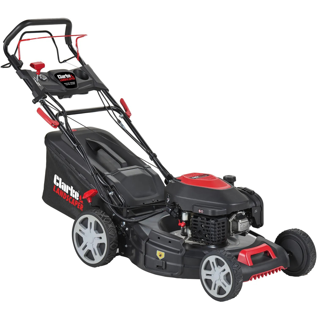Clarke 2345685 Landscaper CSP56LME 56cm Self Propelled Petrol Lawnmower with Electric Start