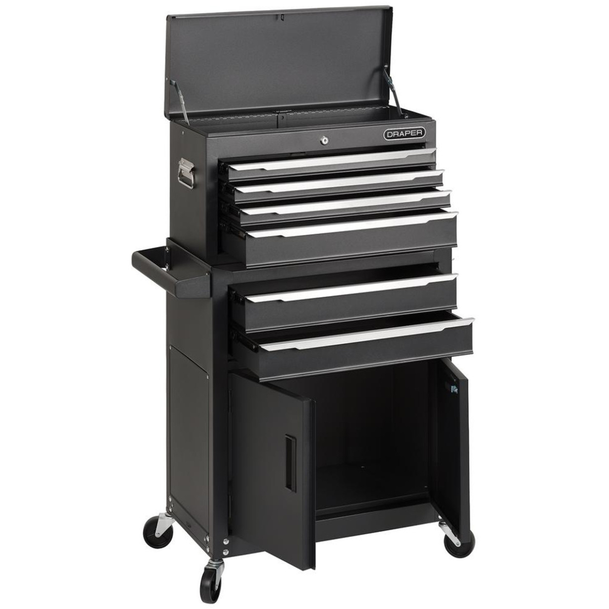 Draper 30680 Combined Roller Cabinet and Tool Chest, 6 Drawer, 24"