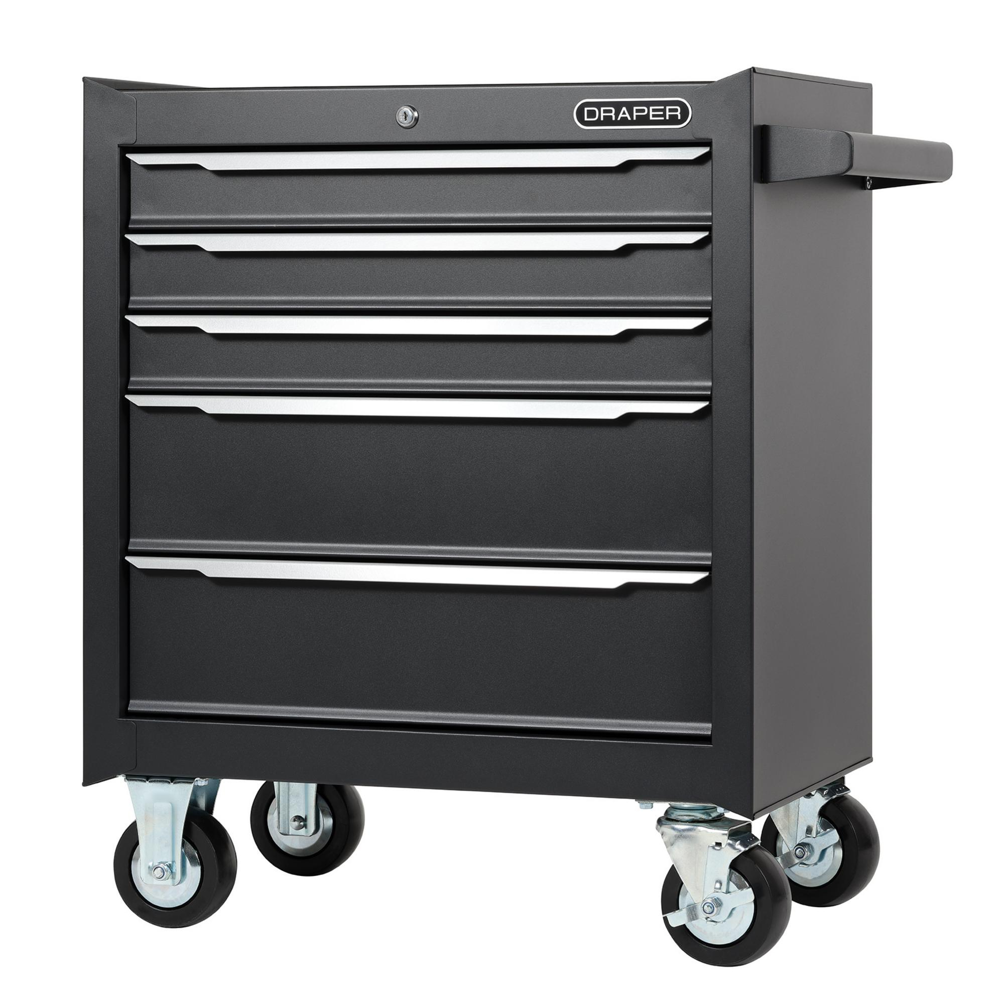 Draper 30754 D100-26RC5 Roller Tool Cabinet, 5 Drawer, 26"