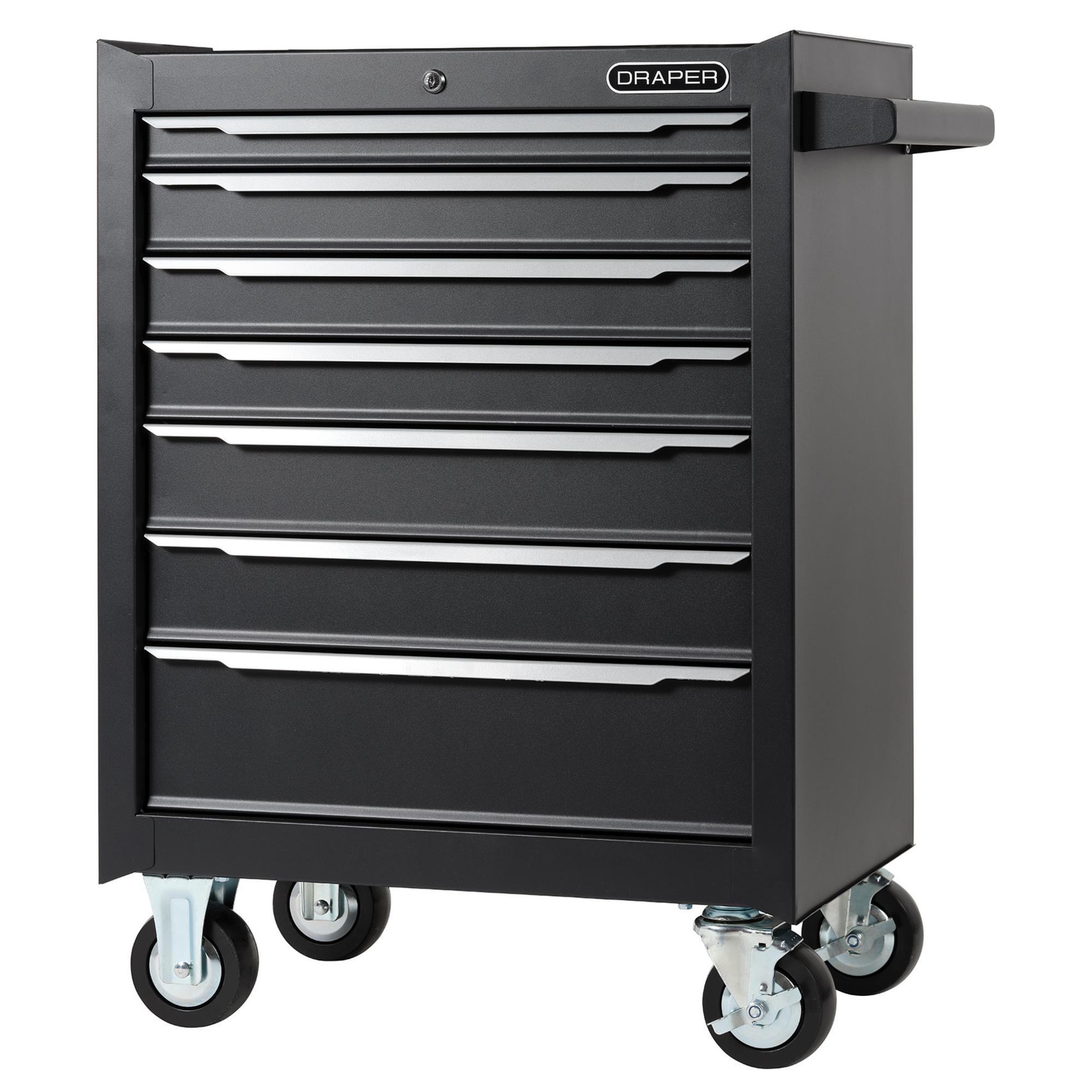 Draper 30755 D100-26RC7 Roller Tool Cabinet, 7 Drawer, 26"