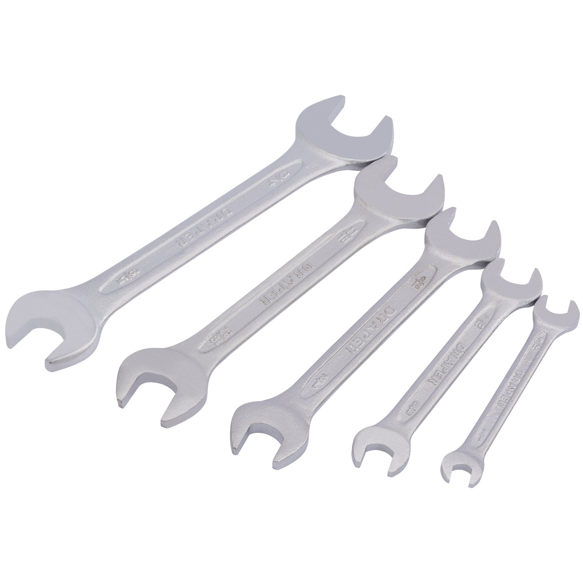 Draper 30767 5049/5/AF 5 Piece AF Open End Spanner Set