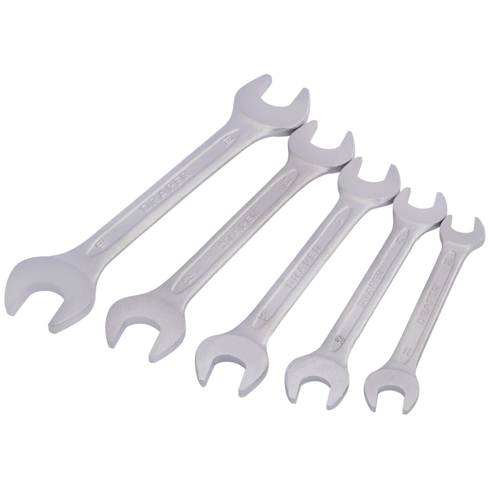 Draper 30768 5049/5/MM 5 Piece Metric Open End Spanner Set