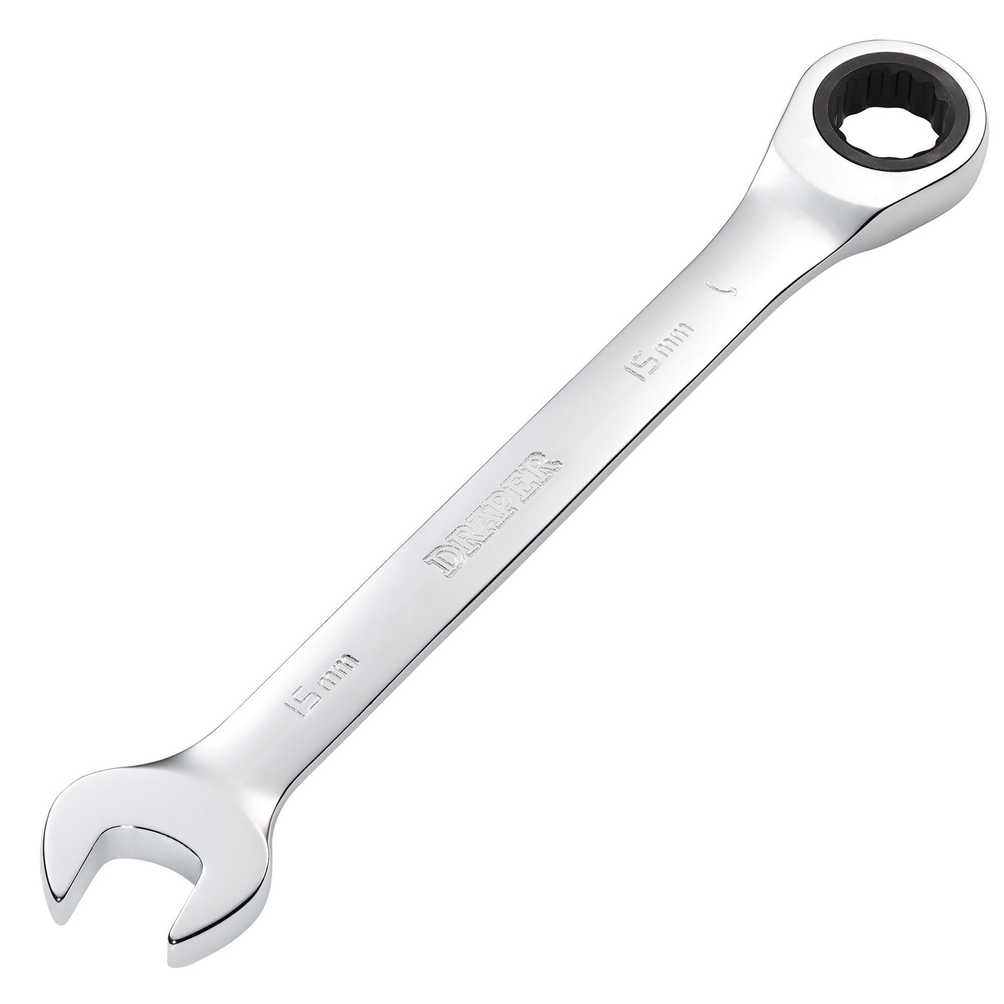 Draper 31012 8230MM Hi Torq 15mm Metric Ratcheting Combination Spanner