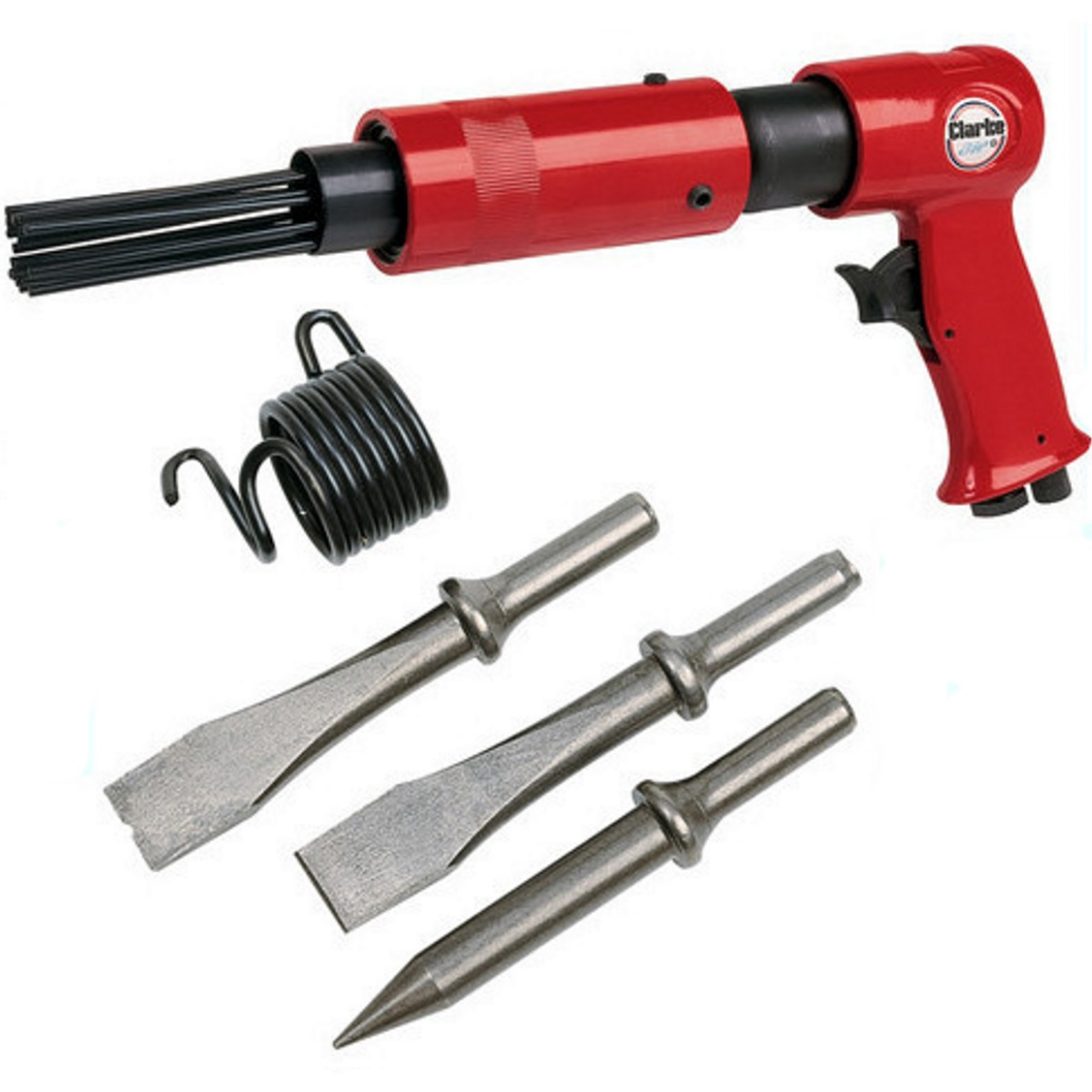 Clarke  3110820 CAT84 Pistol Grip Needle Scaler and Hammer 2-in-1 Kit 