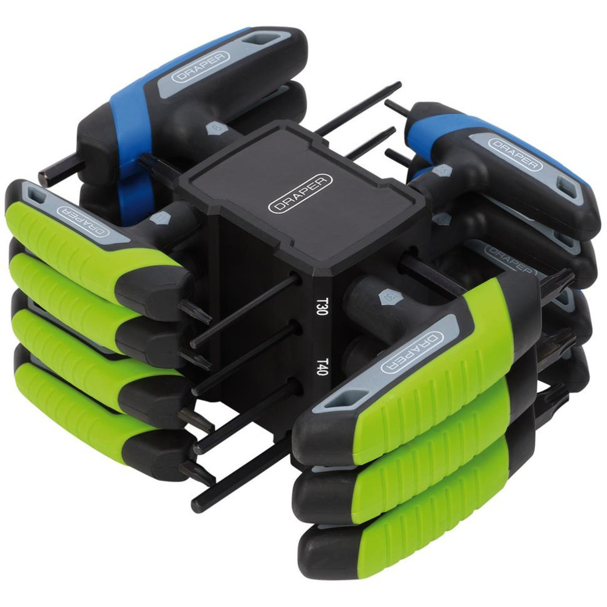 Draper 31120 TX-STAR® and Metric T-Handle Hex Key Set (14 Piece)