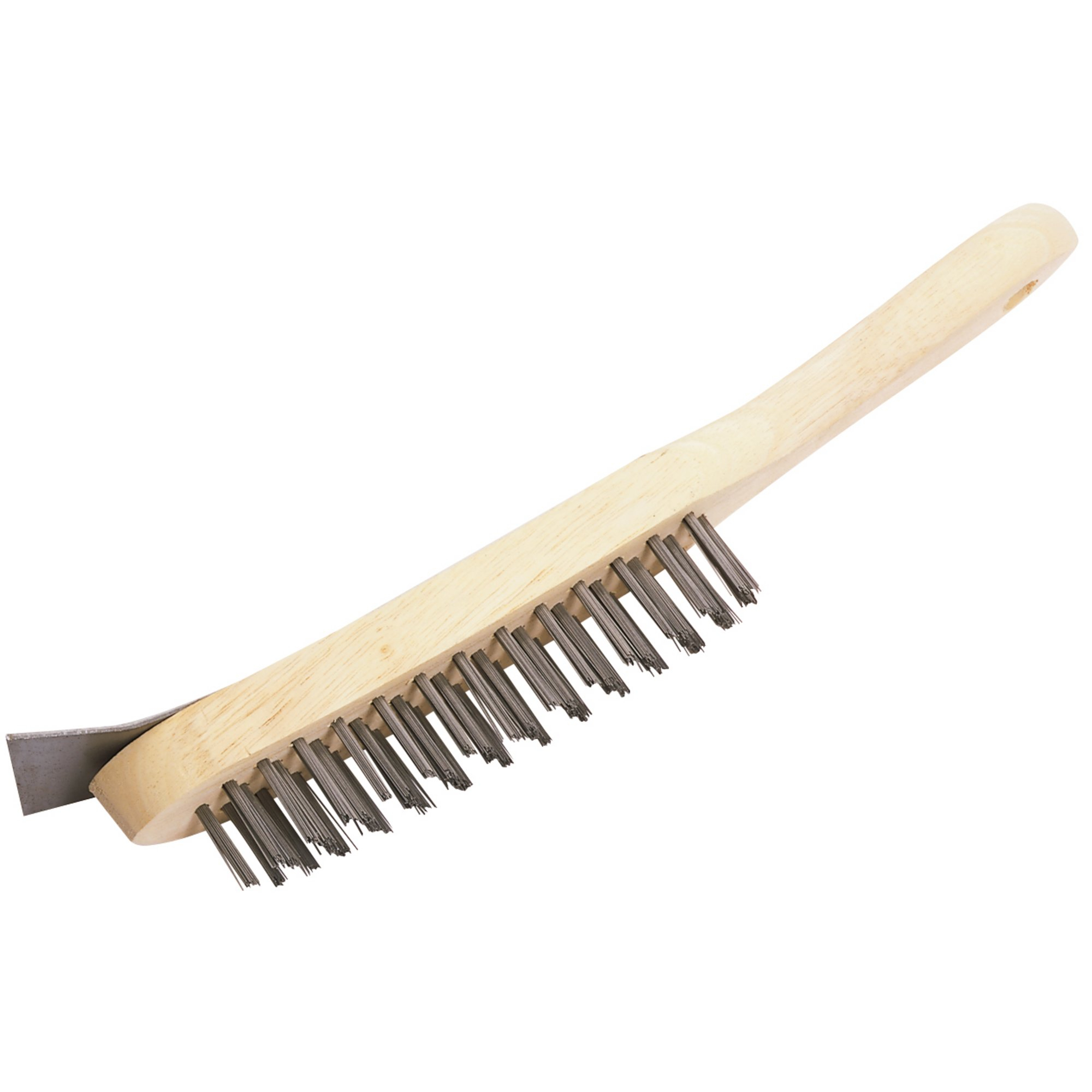 Draper 31573 WB/IS 290mm 4 Row Wire Scratch Brush with Scraper