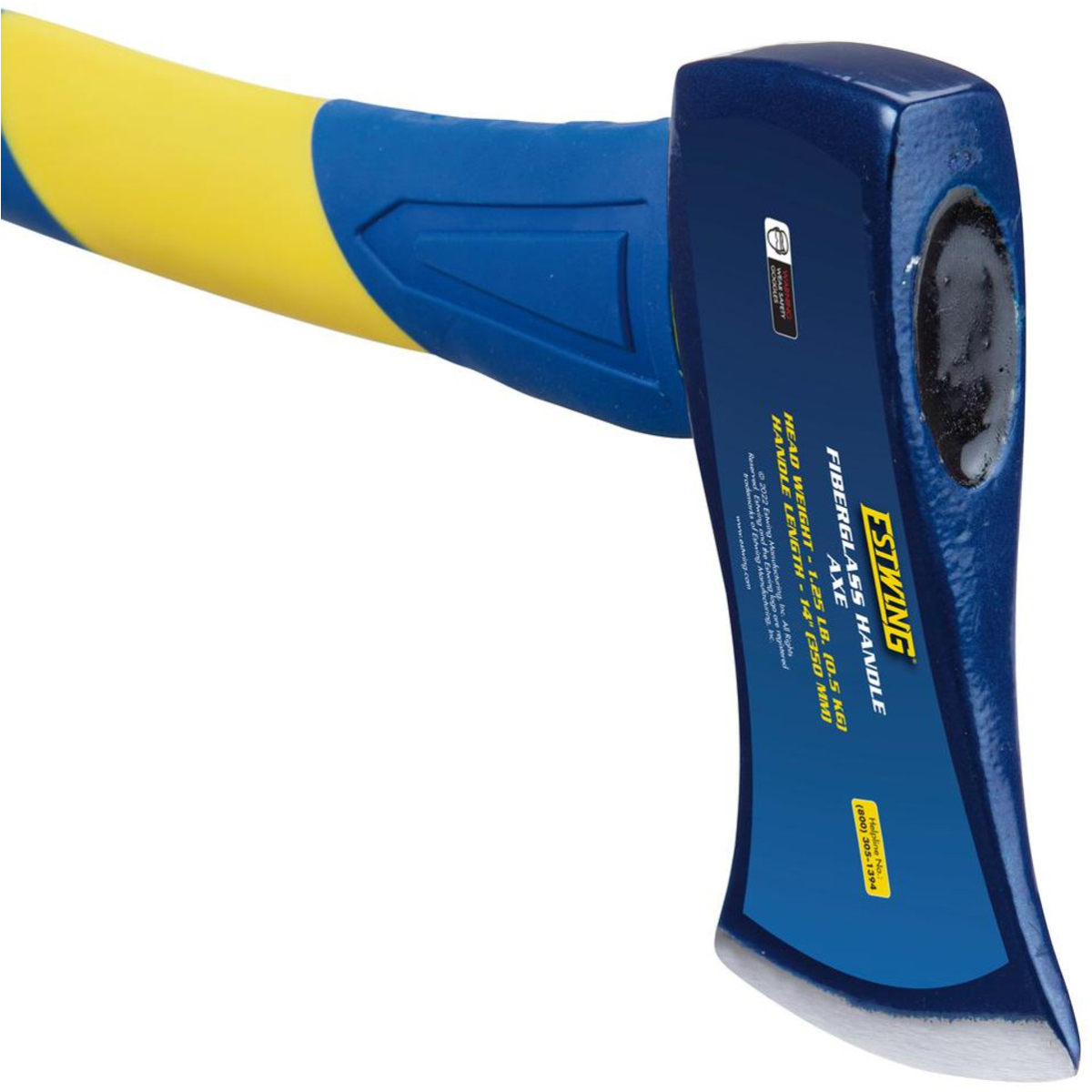 ESTWING EAX-114F Axe with Fibreglass Shaft, 0.5kg/1.25lb 31621