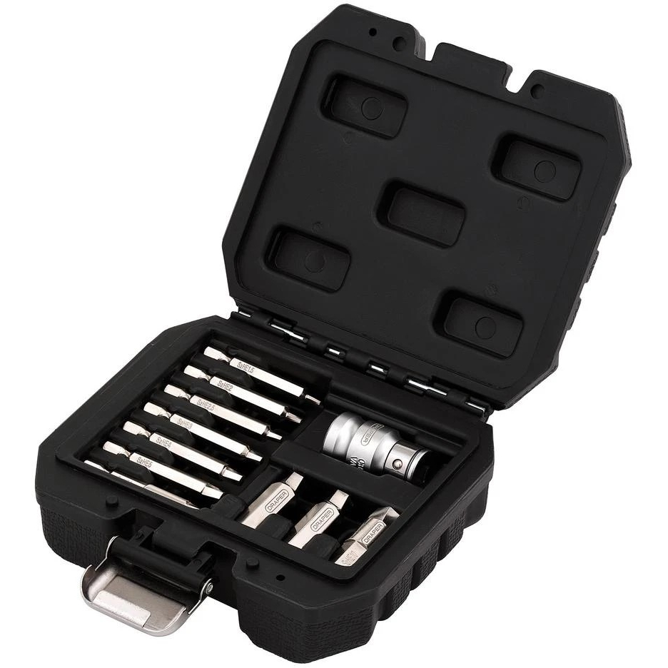 Draper 31801 Damaged Hex Cap Head Bolt and Screw Extractor Set (11 Piece)