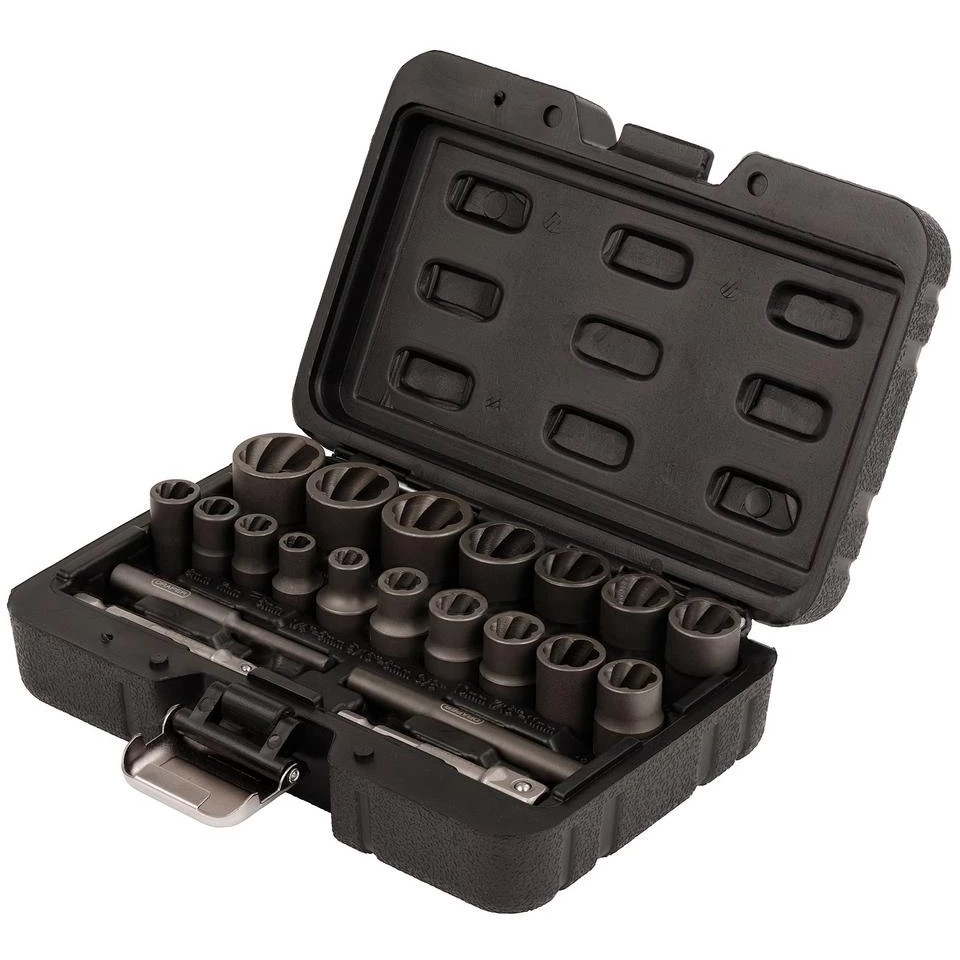 Draper 31803 Impact Nut and Bolt Remover Set (21 Piece)