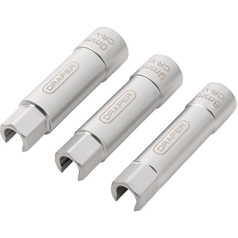 Draper 31813 Glow Plug Socket Set (3 Piece)