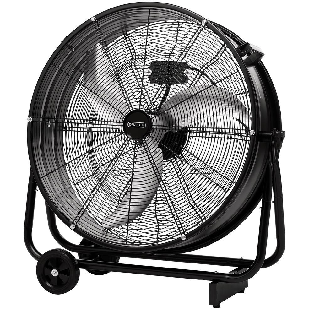 Draper 31850 230V Industrial Drum Fan, 24"/590mm, 120W