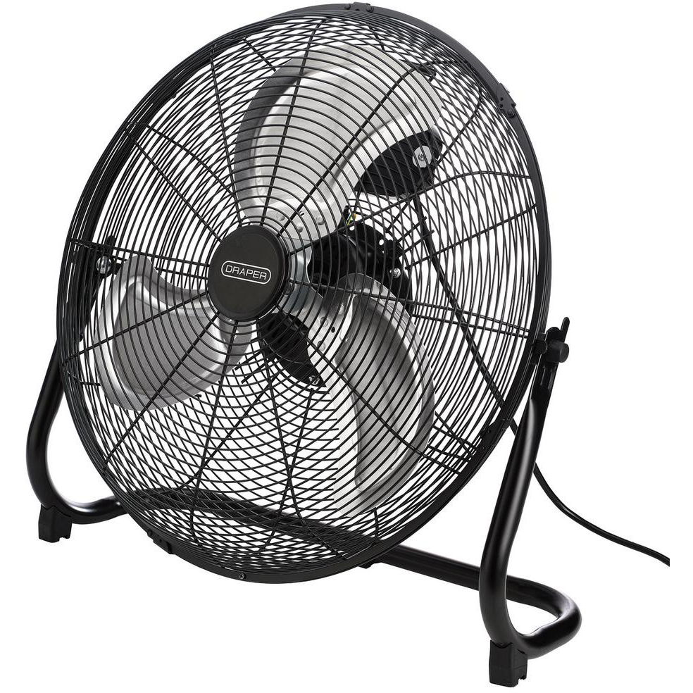 Draper 31855 230V High Velocity Floor Fan, 18"/440mm, 95W