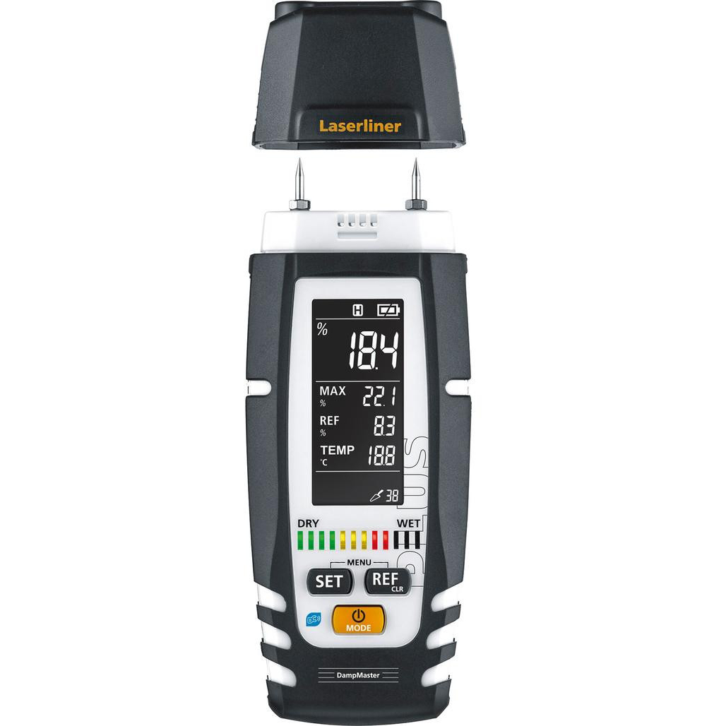 Laserliner 31924 082.328A DampMaster Plus Material Moisture Measuring Device