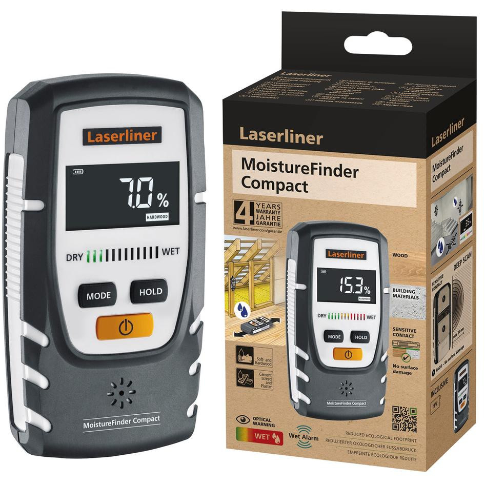 Laserline 31947 082.332E MoistureFinder Compact Material Moisture Measuring Device