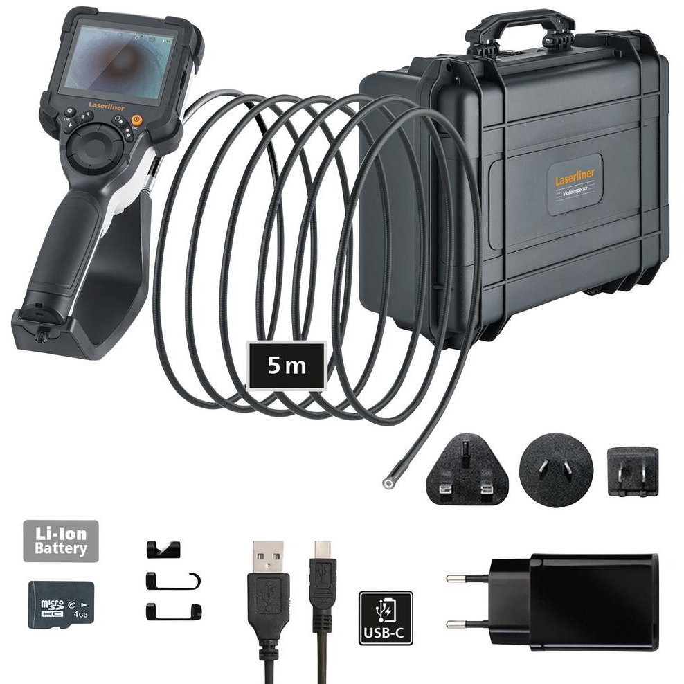 Laserliner 32051 082.238A VideoInspector XXL Professional Video Inspection System