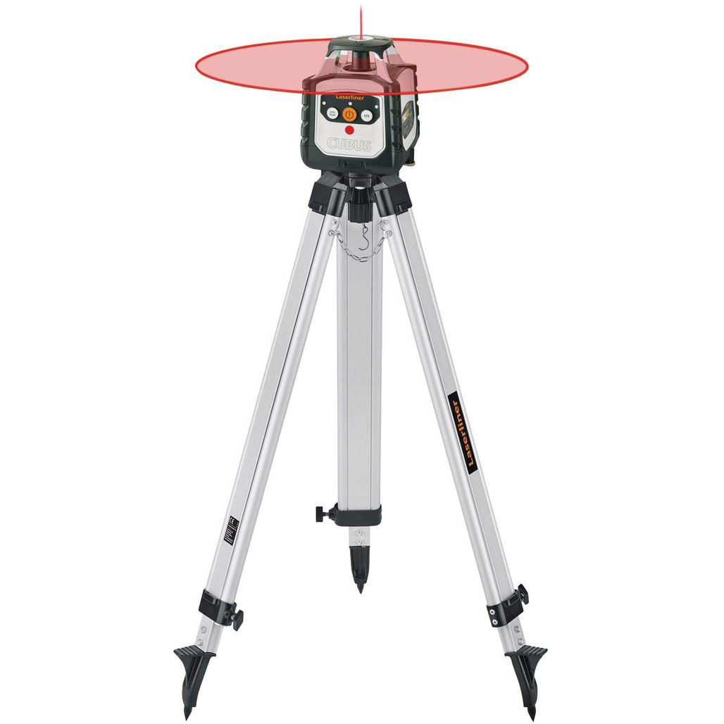 Laserliner 32173 052.325A Cubus 110 S Set Fully Automatic Rotating Laser, 150cm