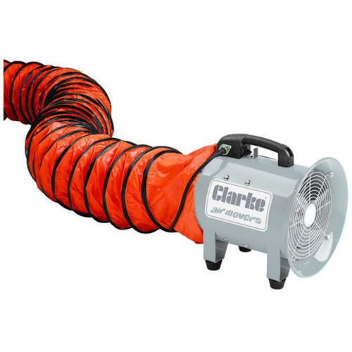 Clarke 3230443 8" Ducting for CAM200B Orange