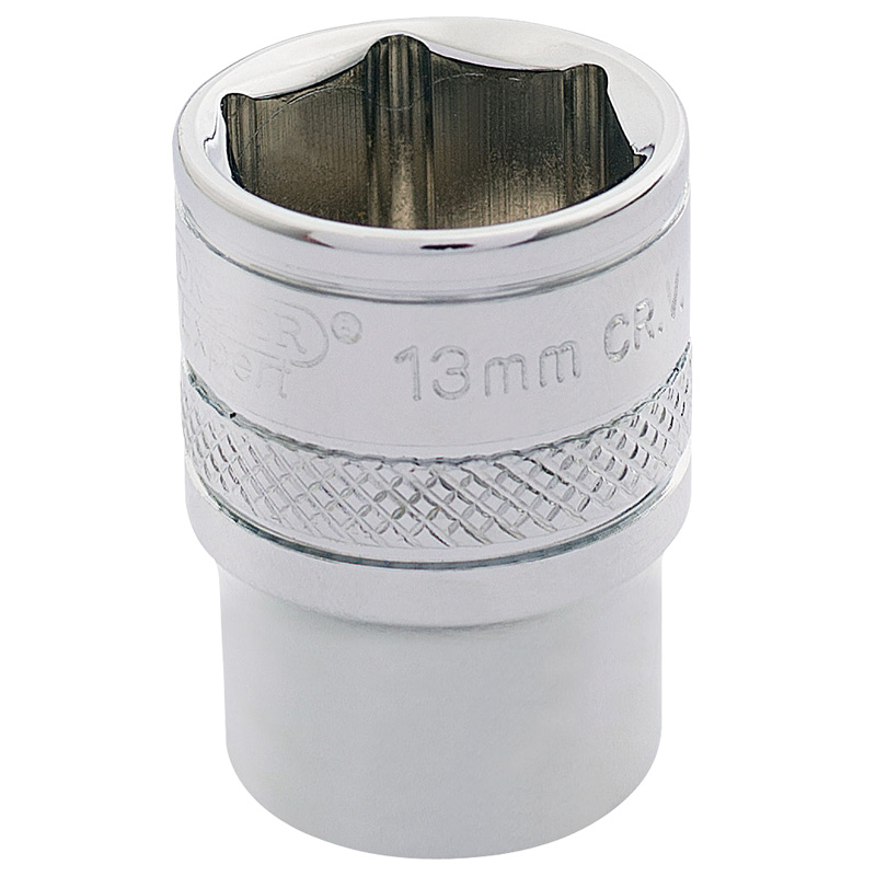 Draper 32633 B-MM/B 1/4" Square Drive Hi Torq&#174; 6 Point Socket (13mm) Replaces 51810