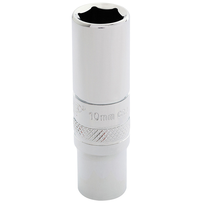 Draper 32761 BT-MM/B 1/4" Square Drive Hi Torq&#174; 6 Point Deep Socket (10mm)