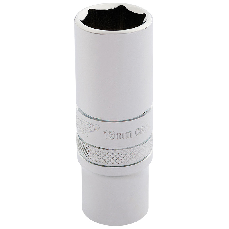 Draper 32762 BT-MM/B 1/4" Square Drive Hi Torq&#174; 6 Point Deep Socket (13mm)
