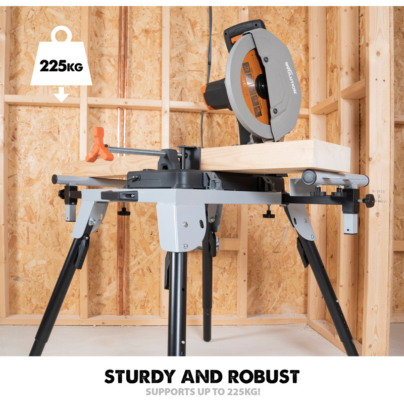 Evolution 005-0002 Chop Saw Stand With Universal Fittings