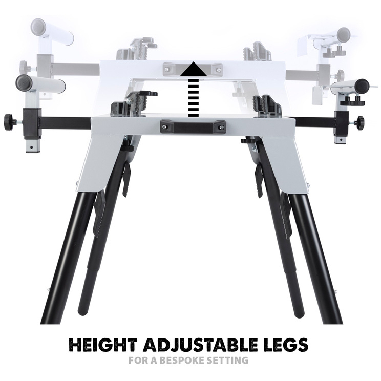 Evolution 005-0002 Chop Saw Stand With Universal Fittings