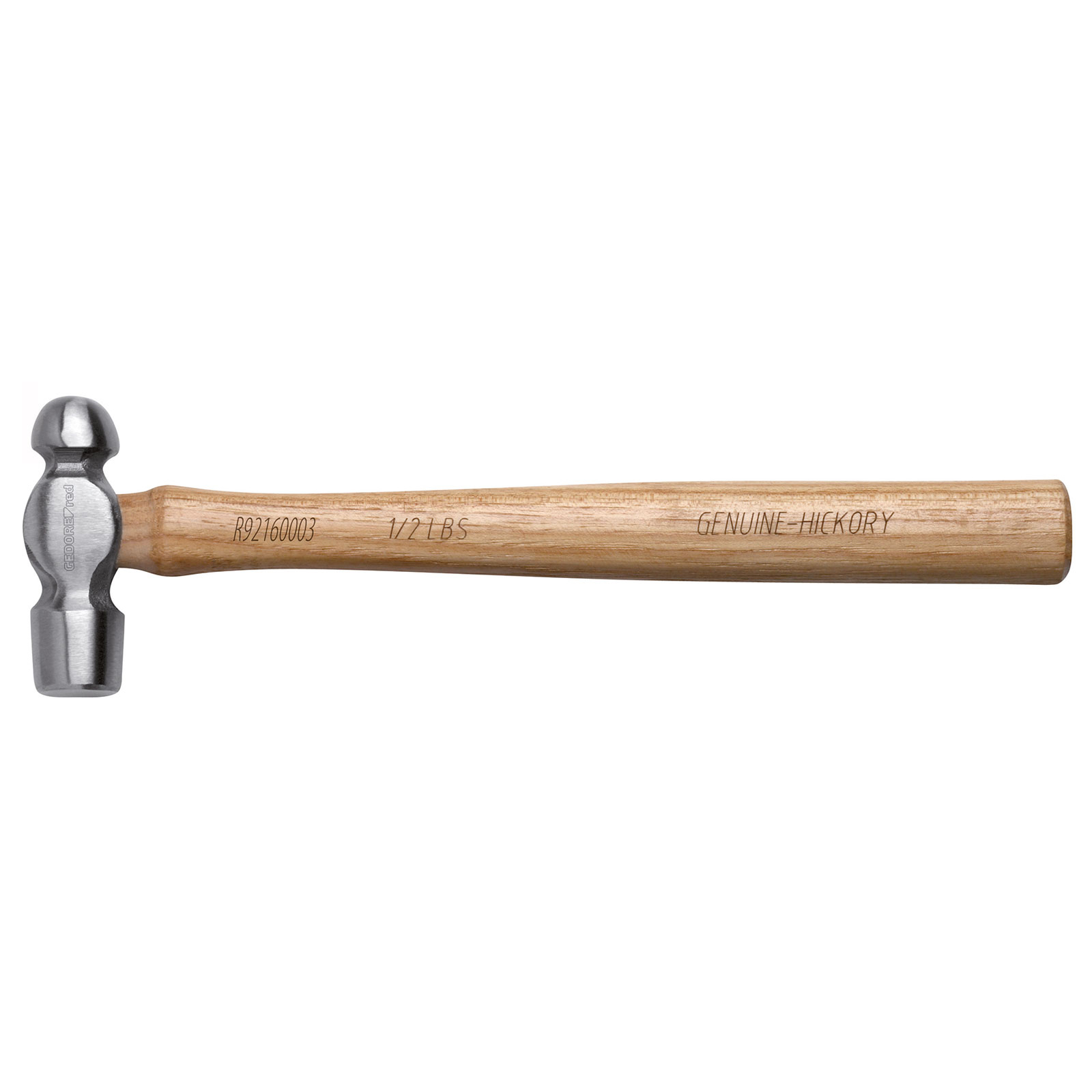 Gedore RED 3300767 Engineers Ball Pein Hammer 1/2lbs with Hickory Handle