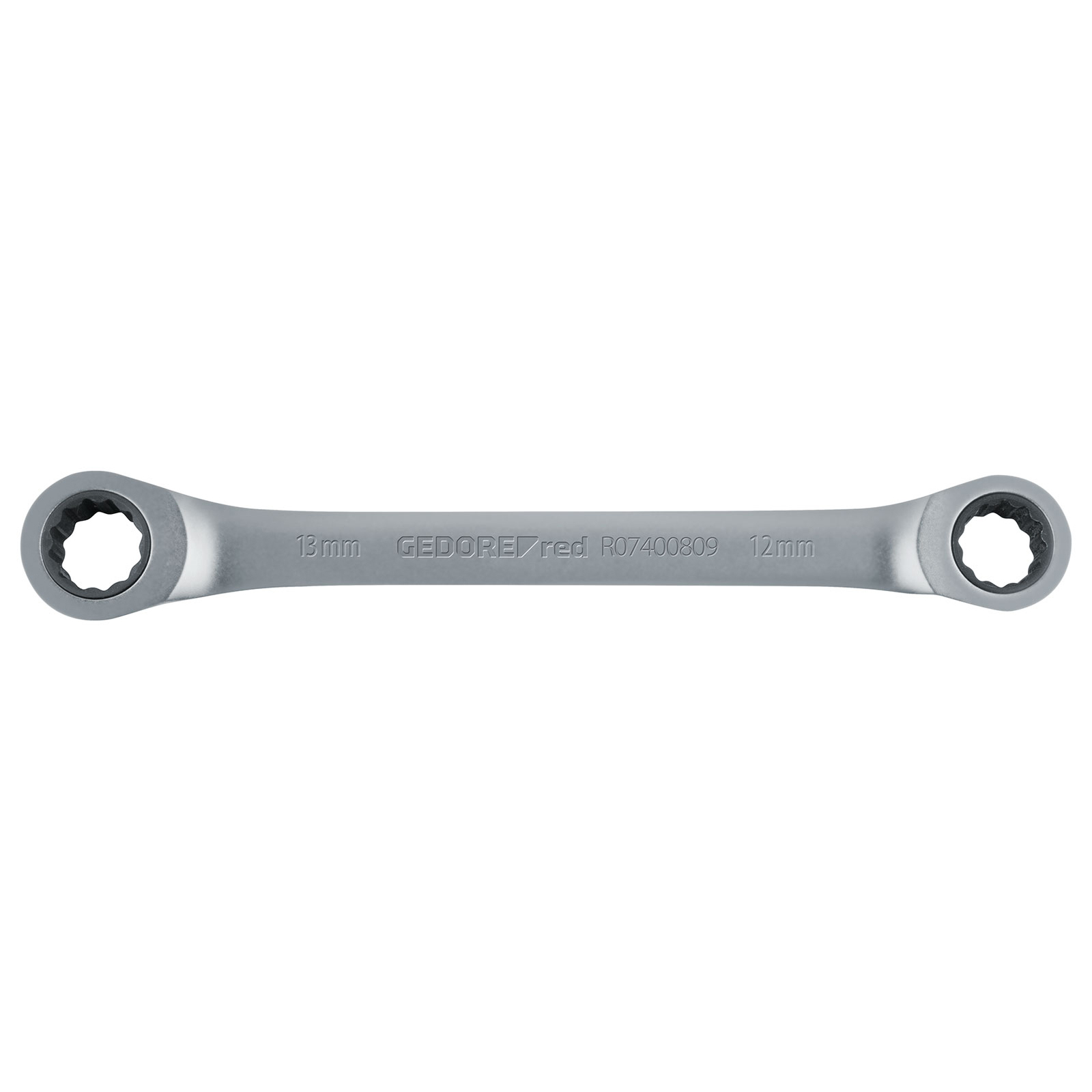 Gedore RED 3300897 Double Ended Ratchet Metric Ring Spanner 17x19mm