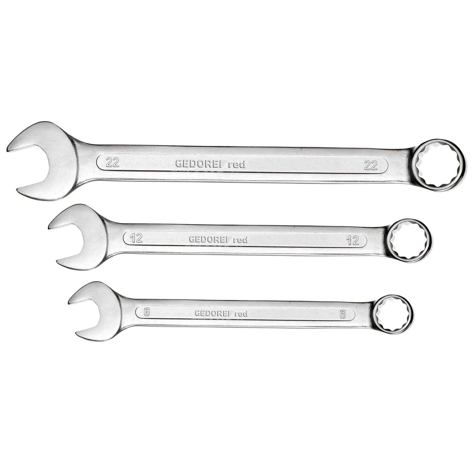 Gedore RED 3300994 Combination Spanner Set 6-22mm 17 Piece