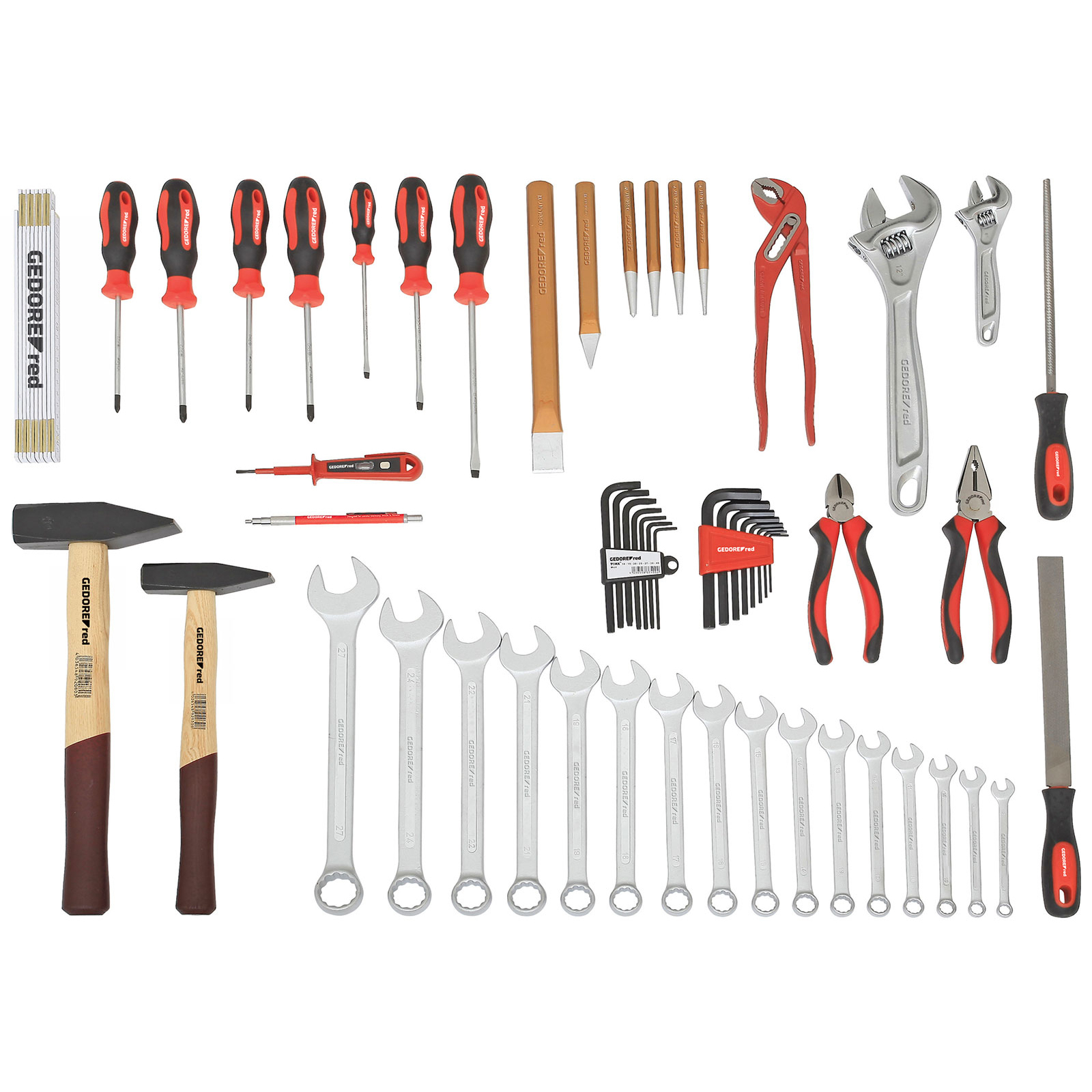 Gedore RED 3301635 All Round Universal Tool Set in Tool Case 59 Piece