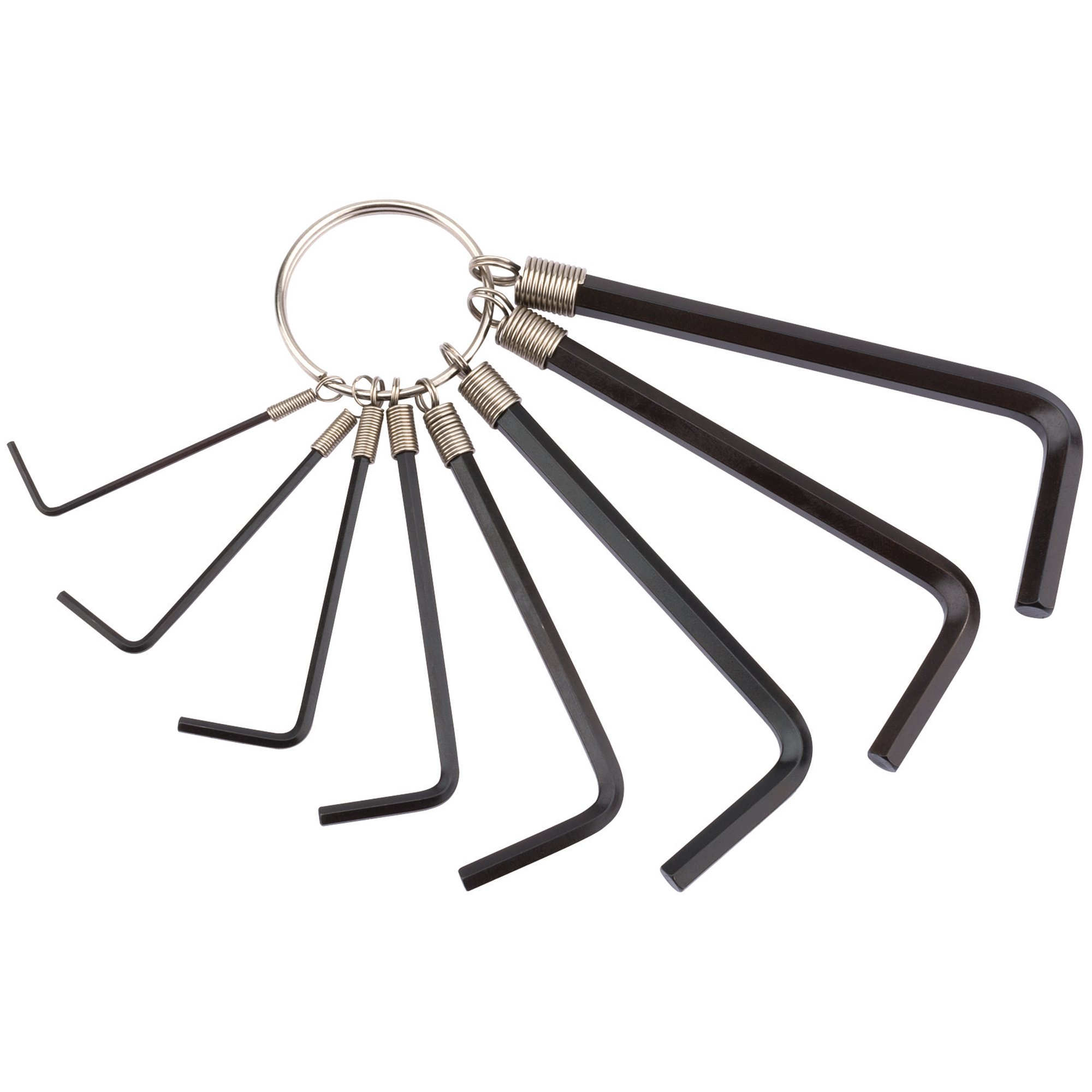 Draper 33652 TKR8M/B 8 Piece Metric Hexagon Key Set