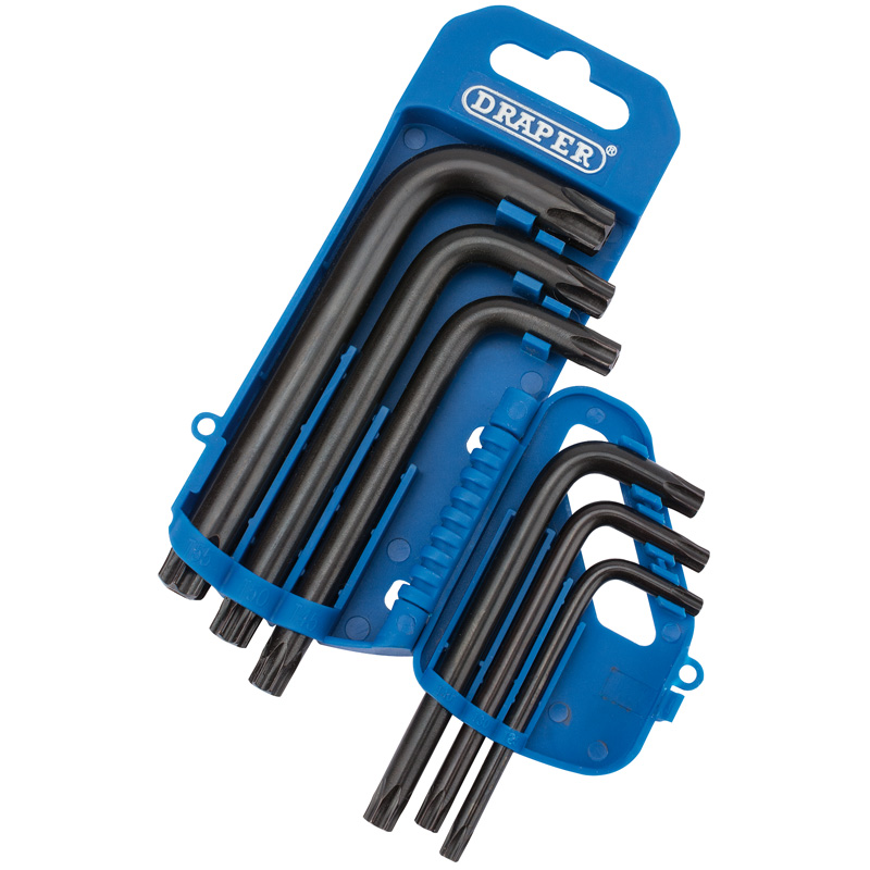 Draper 33739 TX8TP/6/B 6 Piece Draper TX Star Tamperproof Key Set