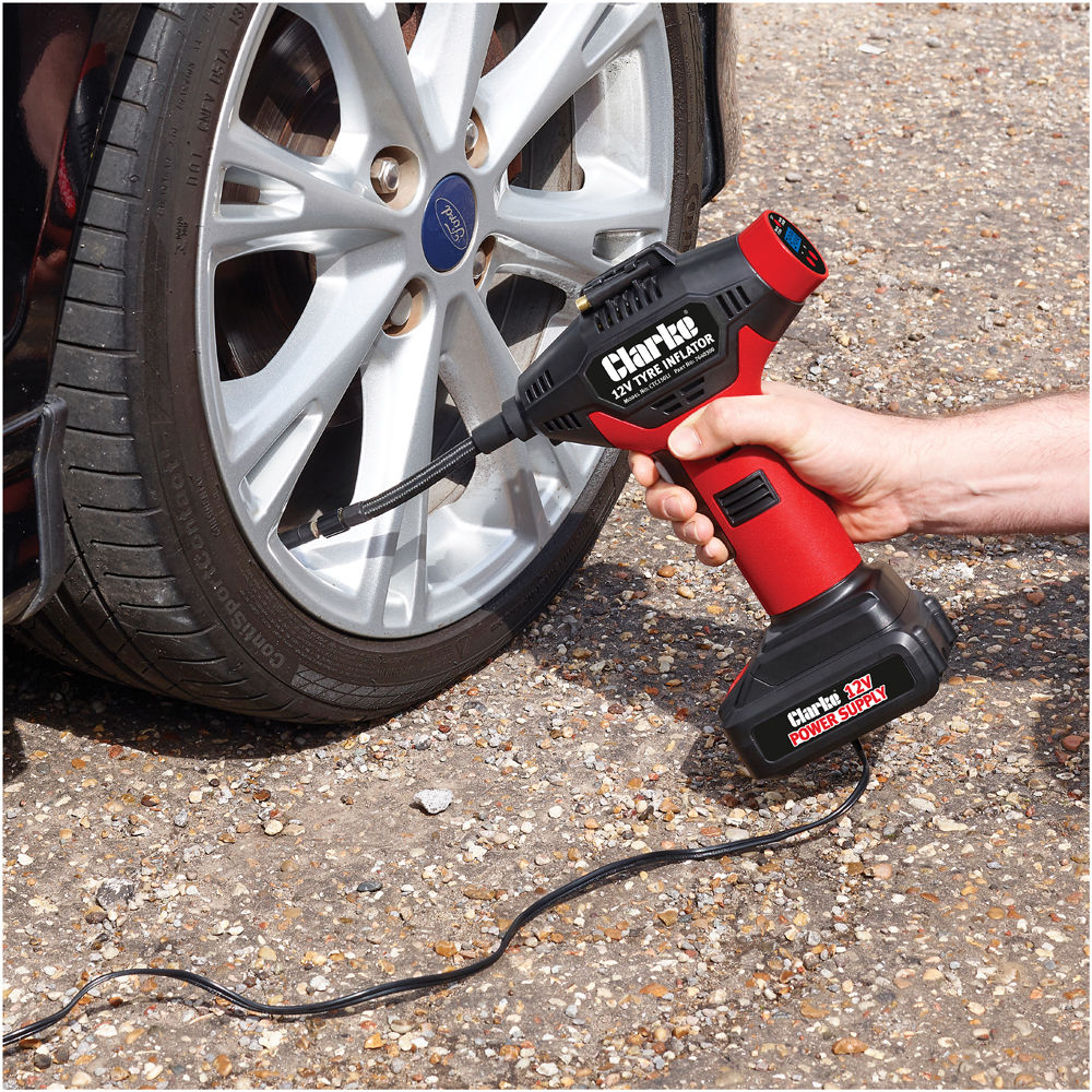 Clarke 7640300 CTC150Li 12V Cordless Digital Tyre Inflator 