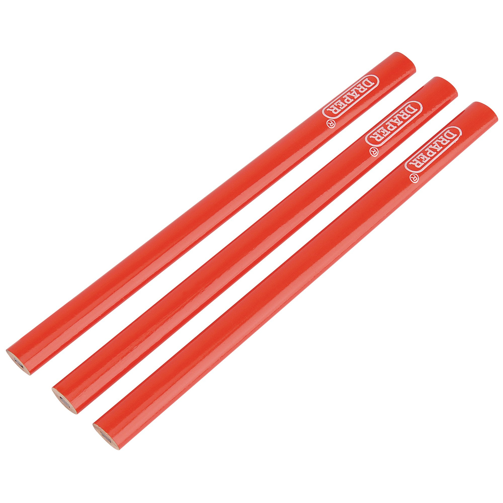 Draper 34180 CP/3 Pack of Three Carpenters Pencils 174mm Long