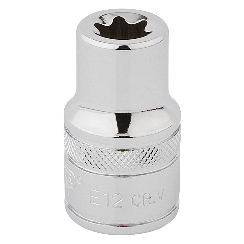 Draper 34274 TS12/B 1/2" Square Drive TX Star Socket (E12)