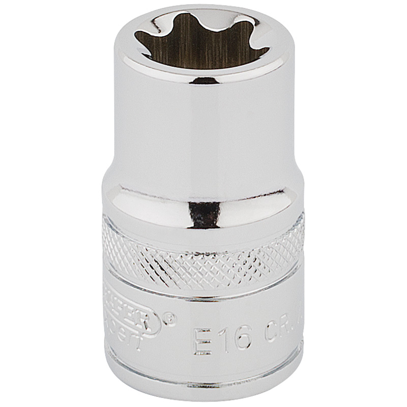 Draper 34327 TS12/B 1/2" Square Drive TX Star Socket (E16)